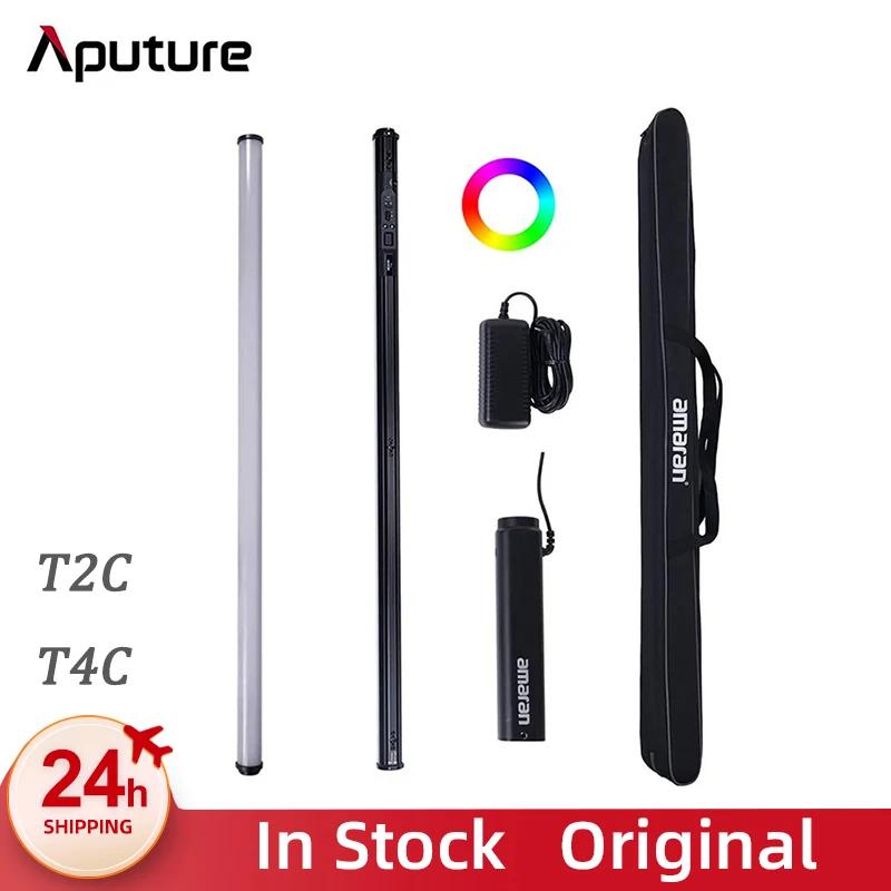 Aputure-Amaran T2C T4C RGB Ʃ Ʈ ƽ, LED Ǯ ÷, 2500-7500K  Ʈ, ̺ Ʈֿ